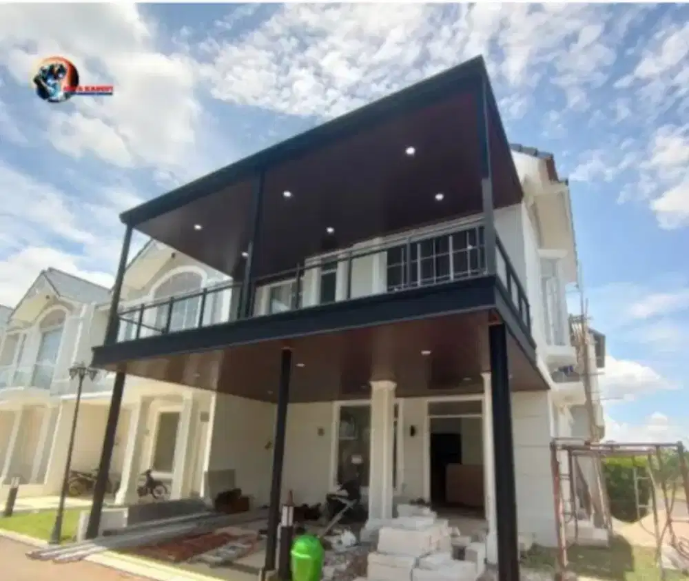 Kanopi balkon dak plat