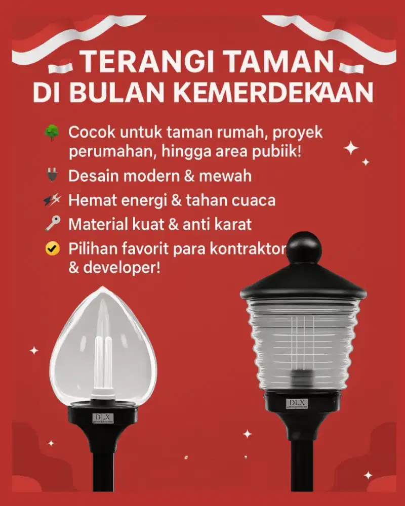 Lampu Taman DLX