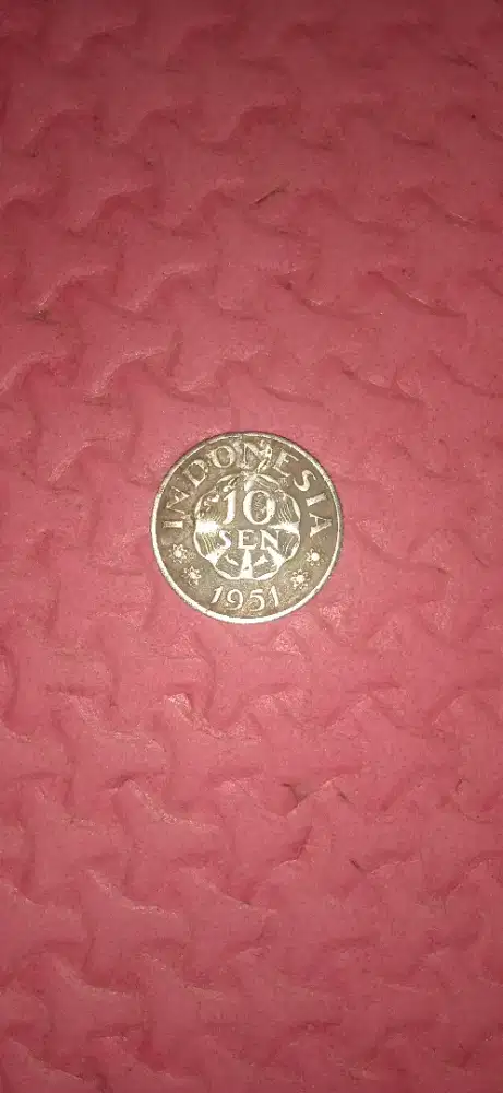 Mau jual uang koin jadul Indonesia 10 sen th 1951