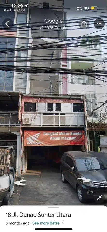 Ruko lantai dasar sunter utara j 12 no 20 dpn plasa sunter&sunter mall