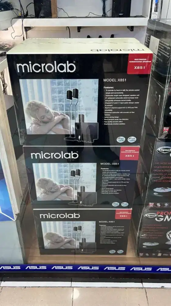 CLEARANCE SALE MIKROLAB X851 5.1 Surround Speaker plus Bass