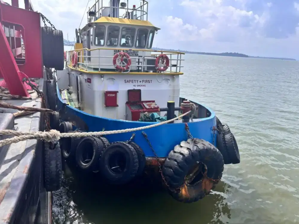 Jual Kapal Tugboat Tahun 2011 Mesin Mitsubishi 600x2hp