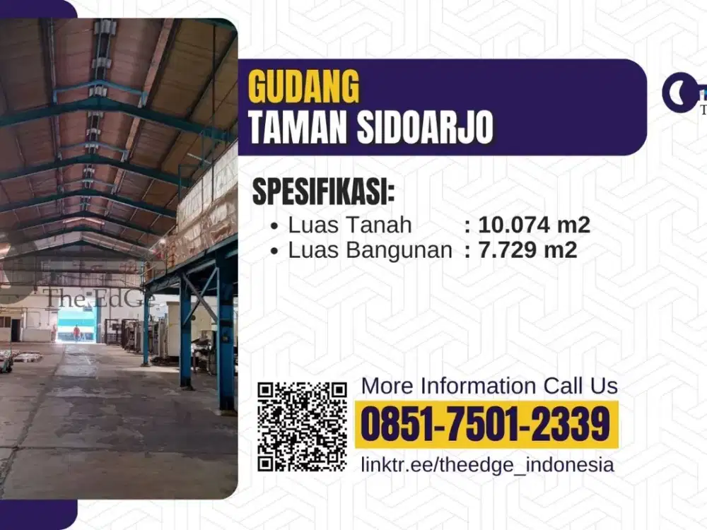 Jual Gudang Kletek Sidoarjo Izin Industri The Edge