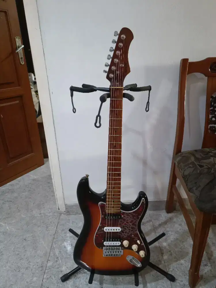 Gitar stratocaster sqoe sest 250 upgrade