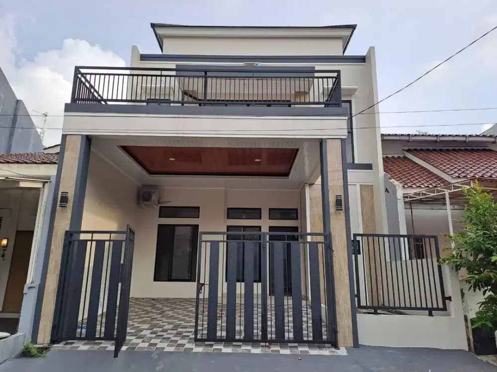 Jual Rumah Baru Renov 2 Lt SHM LB180m di Regency Melati Mas Serpong TangSel, KD25100611