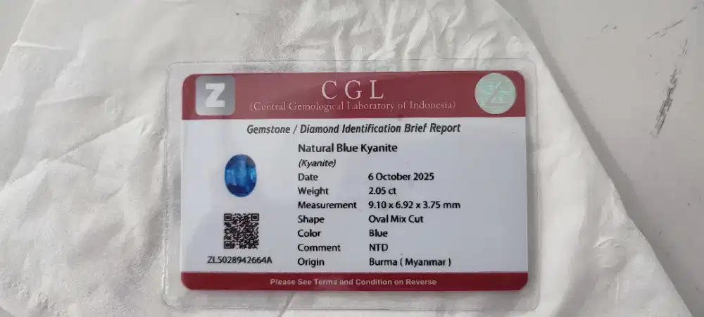 natural blue shapire kyanite/blue kyanite ceylon