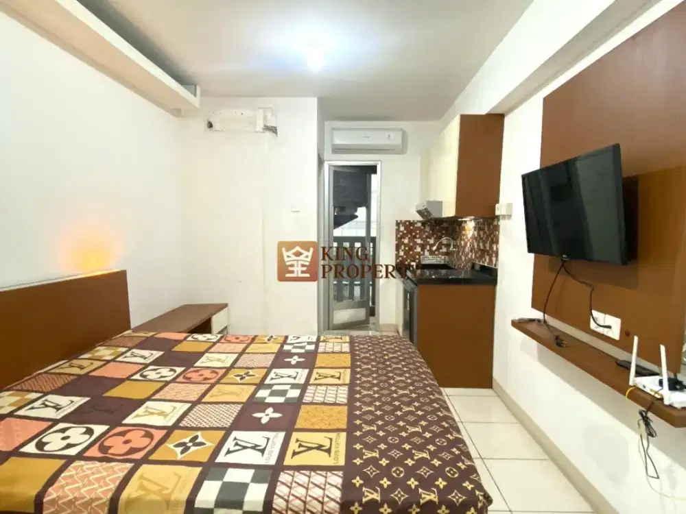 Langsung ke Mall! Studio 21m² Furnished Green Bay Pluit Lantai Rendah