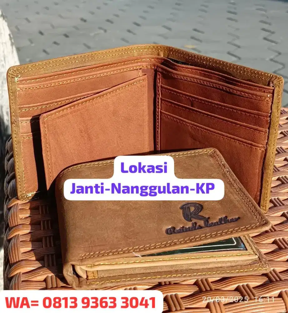 Dompet Kulit Sapi Asli