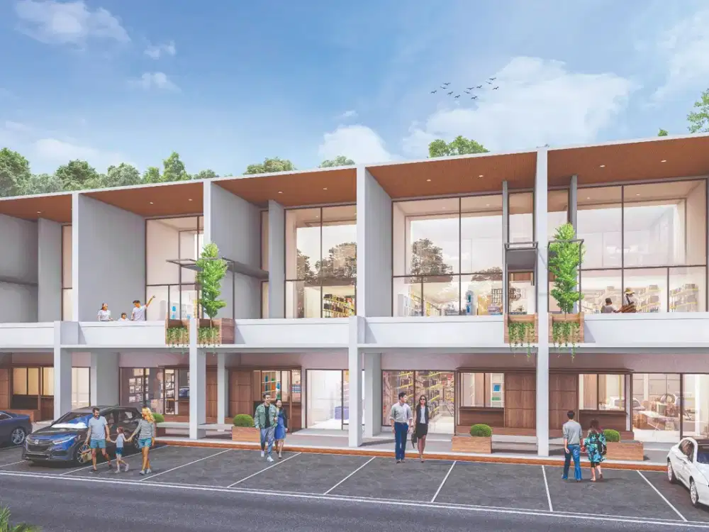 Ruko Modern Samping Jalan di Kawasan Strategis Bandung