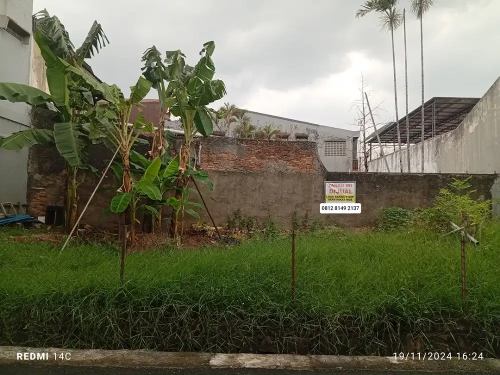 COCOK UNTUK KONTRAKAN! TANAH DARAT 112m² dalam komplek - DUREN SAWIT