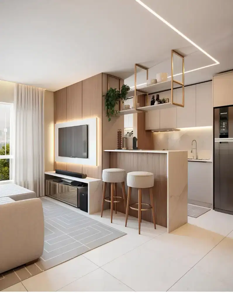 Desain Interior Modern Minimalis untuk Apartemen & Rumah Compact