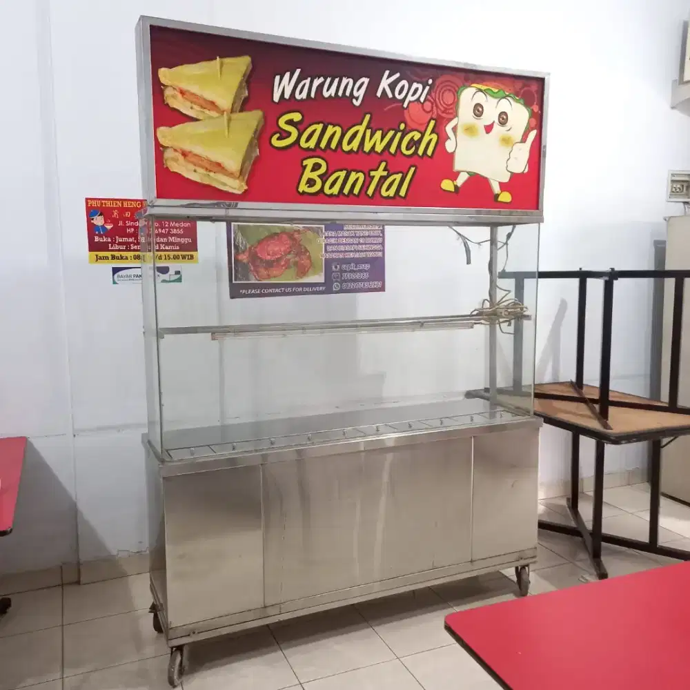 Steling Stainless Steel Tebal sangat cocok untuk jualan makanan.