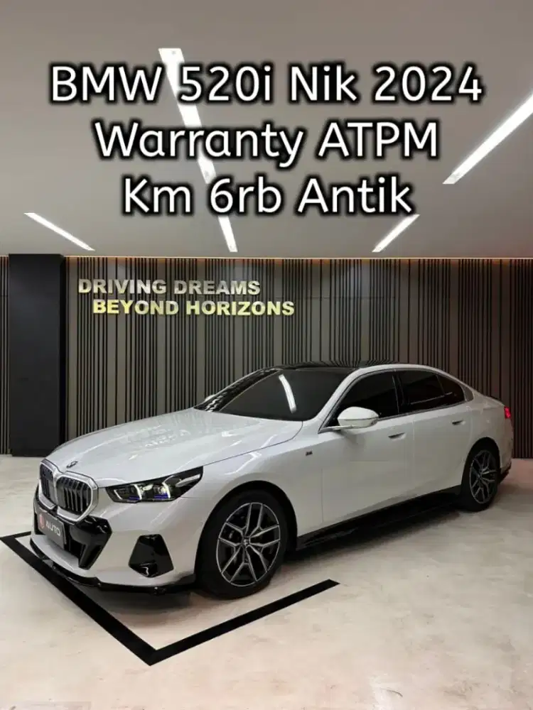 BMW 520i M-Sport 2025 New Model Putih Km6rb