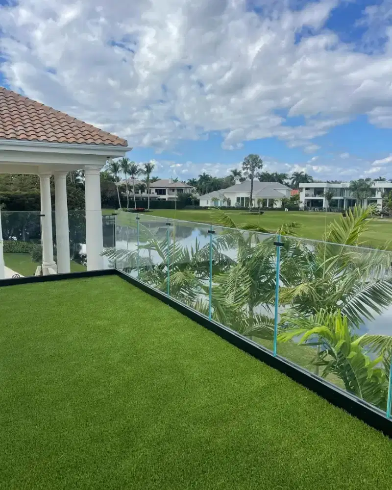 Railing tangga kaca & balkon minimalis #11