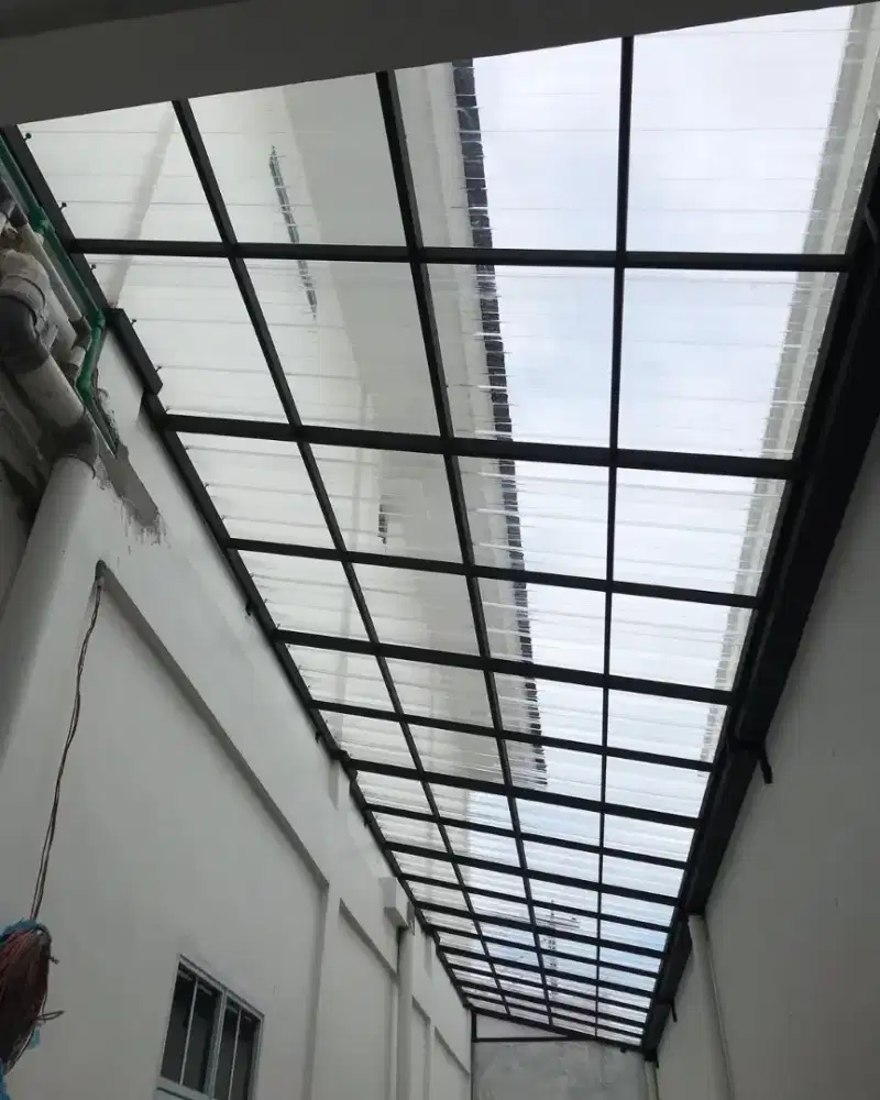 Kanopi spandek transparan & canopy solartuff minimalis #14