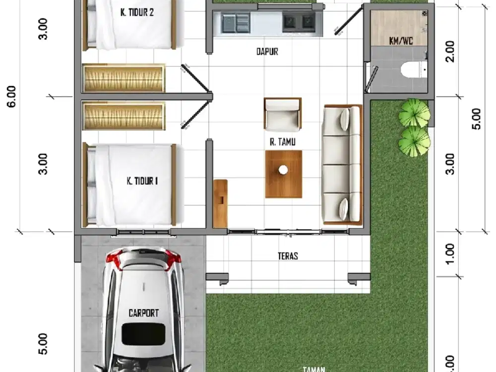 Dekat Transmart Maguwo Rumah Siap Bangun Jogja- Lokasi Strategis
