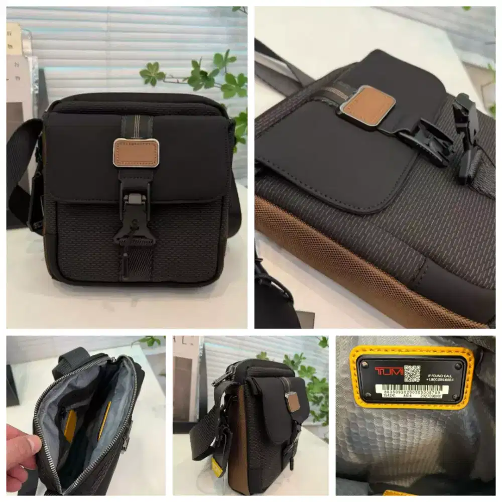 Tas Tumi Selempang Crossbody Black Onyx