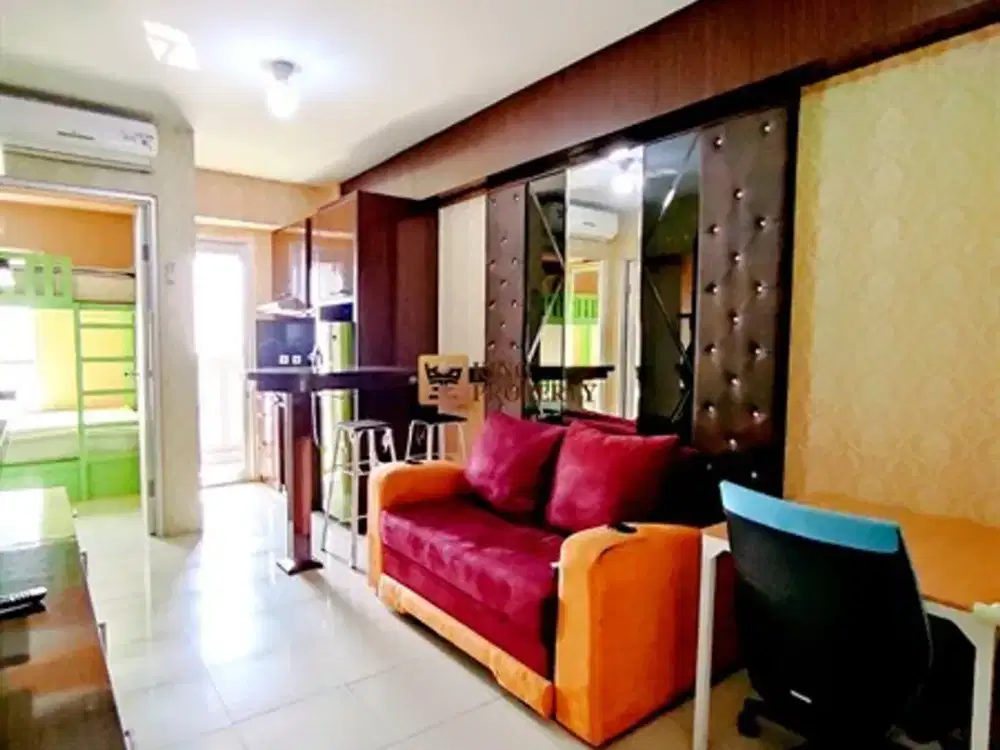 Di sewa dengan View Laut 2bedroom 43m2 Furnished  Greenbay Siap Huni