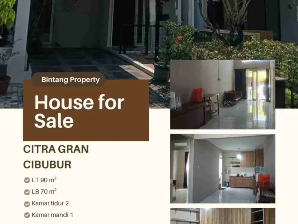 DIJUAL RUMAH DI CITRA GRAN CIBUBUR RAPI SIAP HUNI MASIH NEGO!!