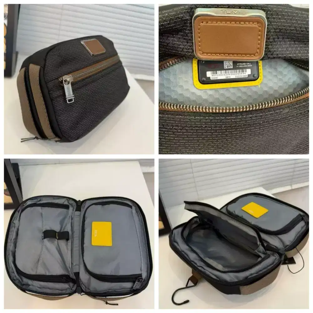 Tas Tumi Alpha Bravo Response Travel Kit Black Onyx