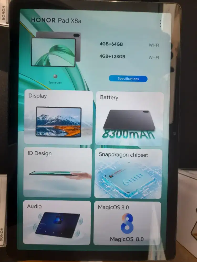 Pad X8A HONOR TABLET LAYAR 11 INCH