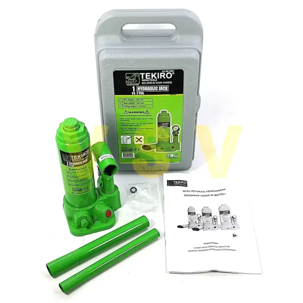 TEKIRO dongkrak botol 2 ton / Hidrolik Botol Jack