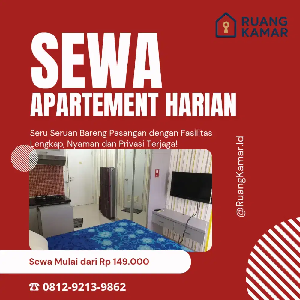 Sewa apartement harian/transit sentra timur termurah