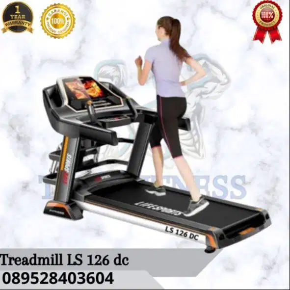 Treadmill LifeSport LS 126 DC Original Garansi