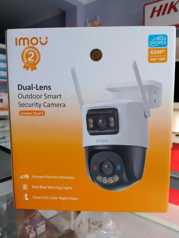 Cctv indoor imou cruiser Dual lens(3mp+3mp)+pasang