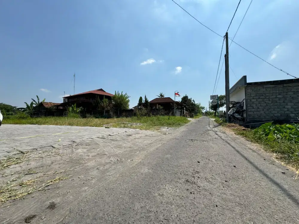 Utara Kampus UGM, Tanah Asri Dekat Cengkir Resto,cocok Homestay,Hunian