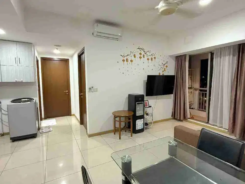 JUAL CEPAT Apartment M Town Signature Tower Galaxy Gading Serpong 2 BR Full Furnished 1,450 M Nego Sampe Deal
