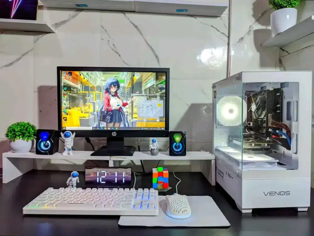 Pc gaming editing i7 3770/Ram 16Gb/Ssd 256Gb fullset tinggal pakai