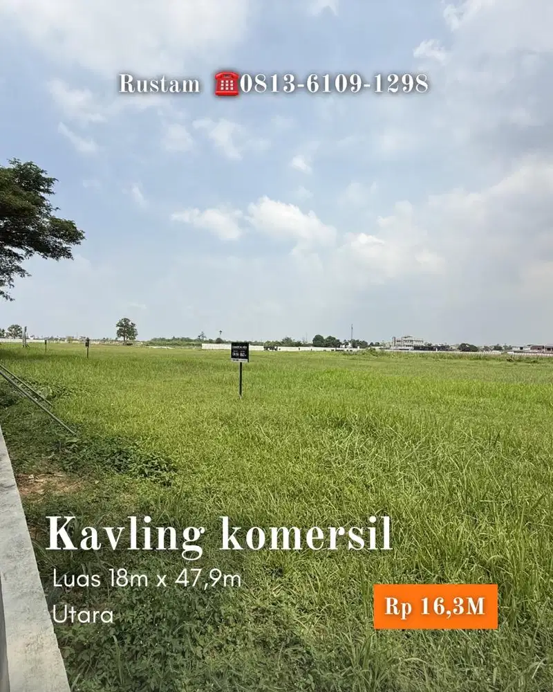 Kavling komersial citraland gama city medan