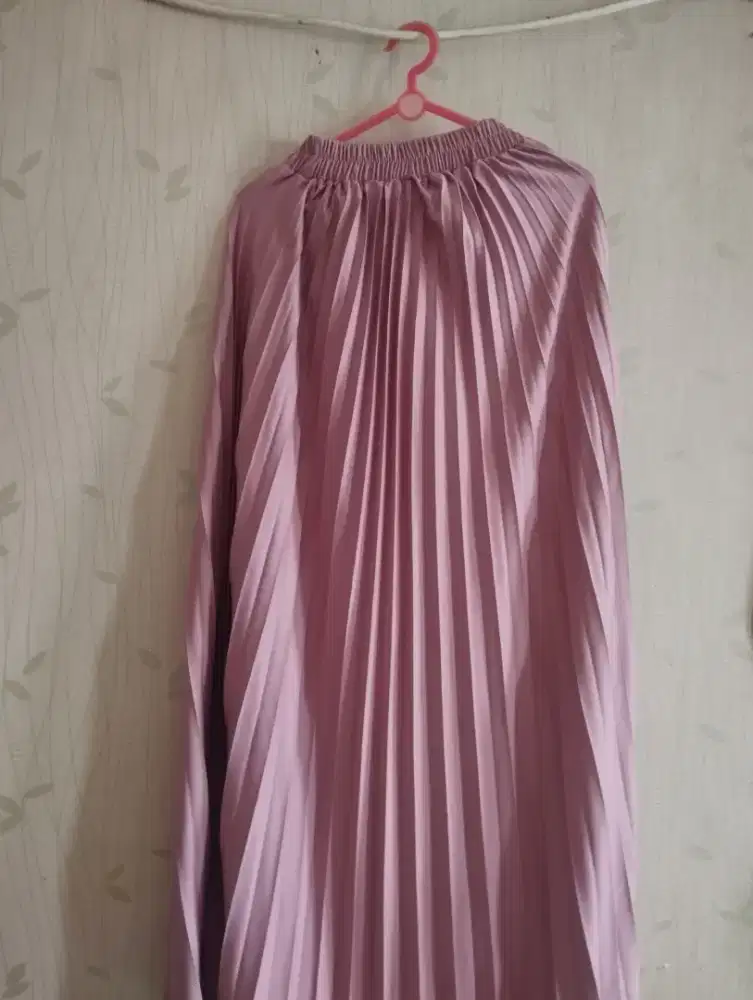 Rok plisket wrn pink