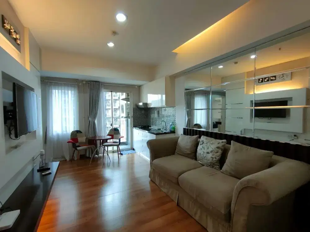 Disewakan Furnished Bagus Siap Huni Apartemen Royal Mediterania di Tanjung Duren Jakarta Barat Connecting Mall Central Park