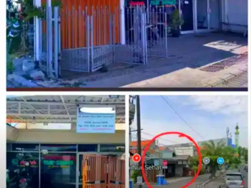 Rumah usaha nol jalan raya jemur andayani jemursari surabaya dekat rungkut ahmad yani kertajaya manyar