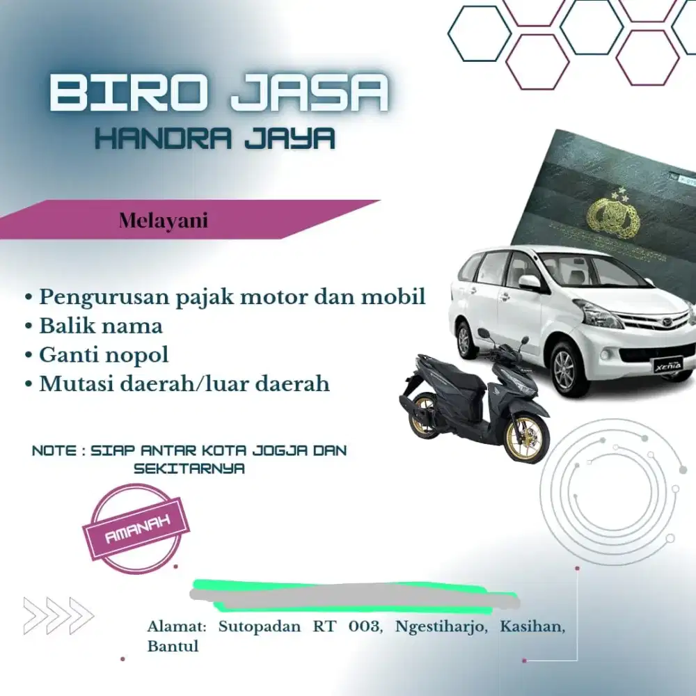 Jasa pajak kendaraan bermotor