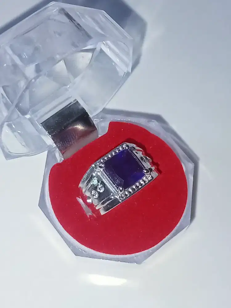 Batu king safir ring mewah