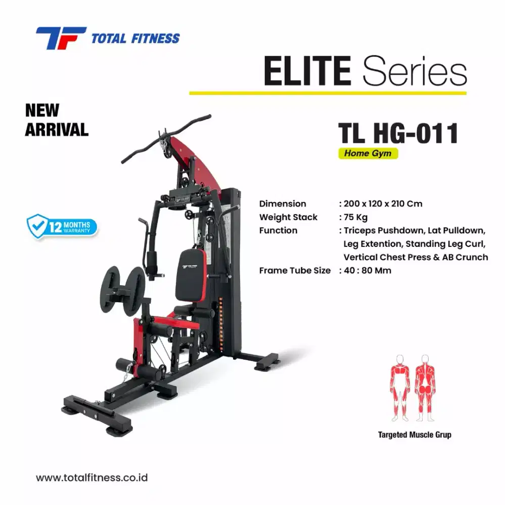 Alat fitness home gym fitness tl 011