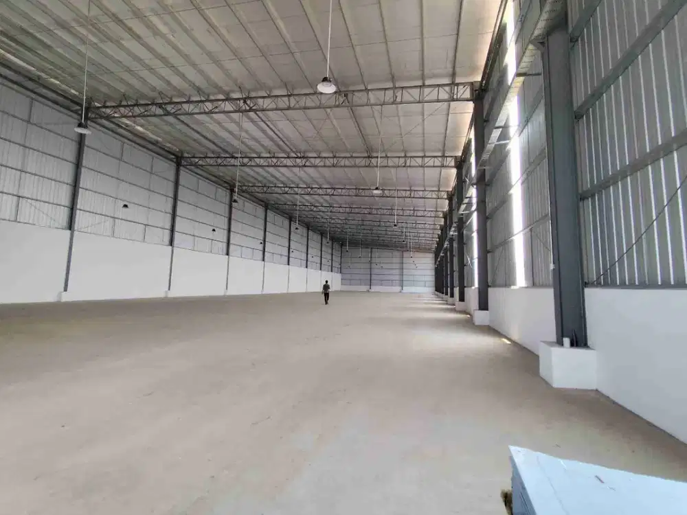 Di sewakan gudang besar siap pakai kawasan pergudangan legok
