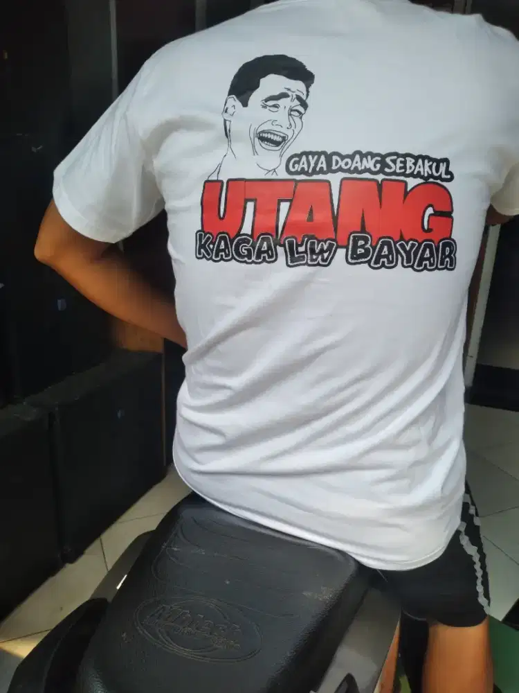 Kaos Sablon Kata Kata