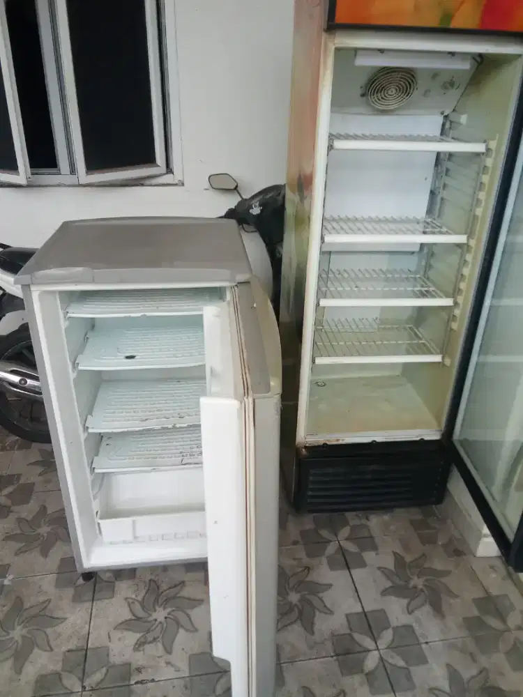 Showcase & frezer kulkas normal 2 unit
