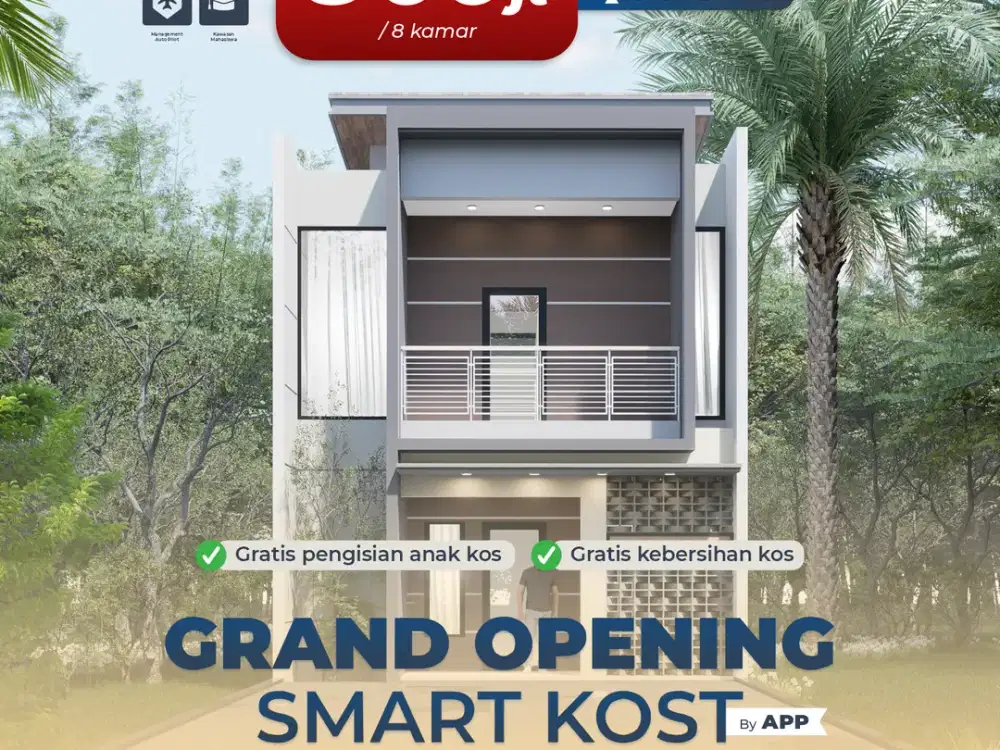 RUMAH KOS PREMIUM 8 KAMAR KOTA MALANG BELAKANG KAMPUS UMM
