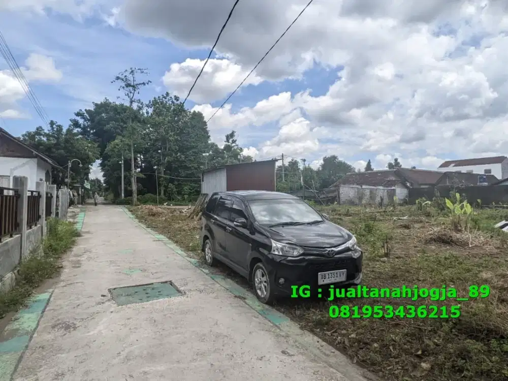 Tanah berbah dekat JEC siap bangun rumah harga 300 jutaan