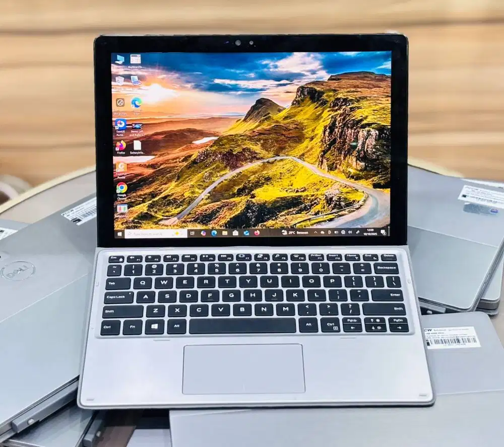 Laptop murah 2in1 Dell 7210 Core i7 Gen10 RAM 16GB/256GB sekolah dc