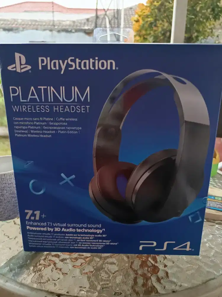 Headphone PlayStation Sony Platinum