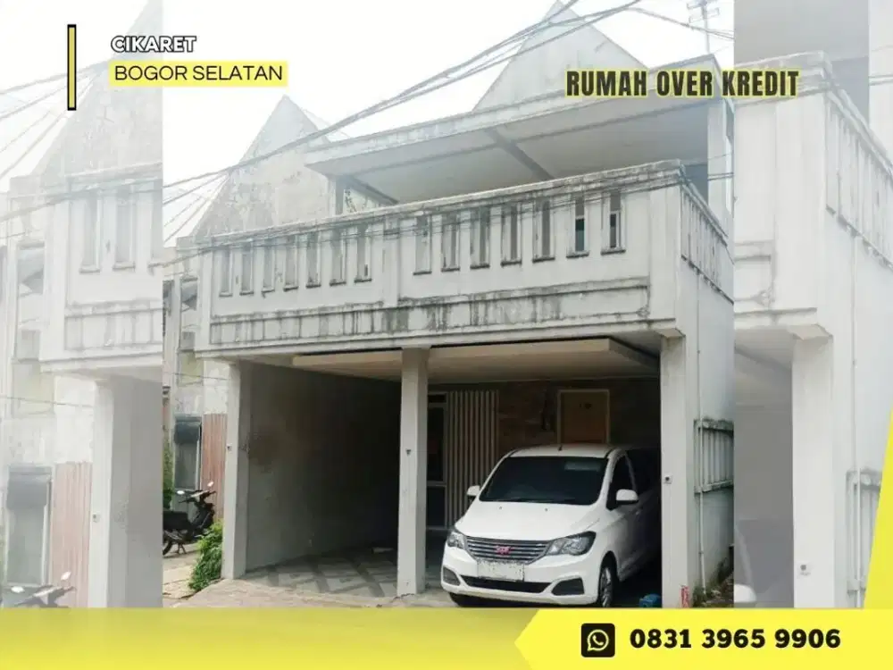Over Kredit rmh 2lantai 69JT dkt Stasiun di Shafa Townhouse Bogor