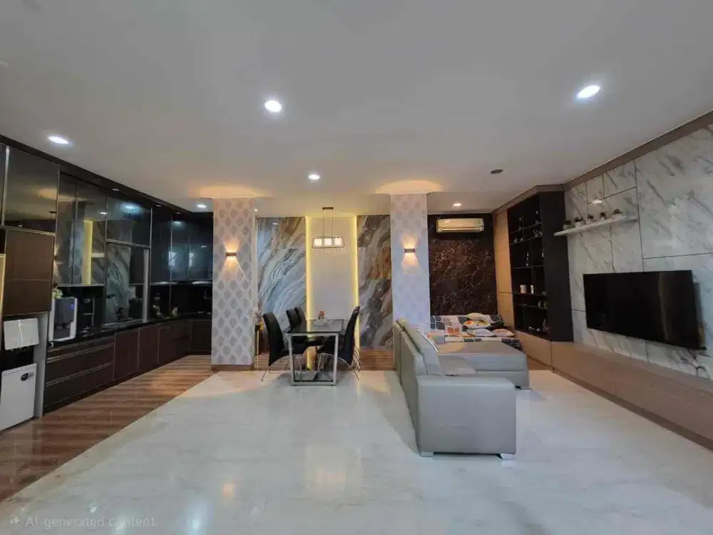 Disewakan rumah furnished Golf island pik