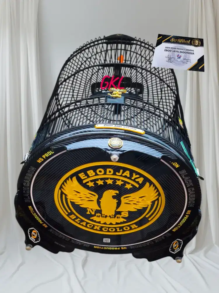 Kandang Ebod pvc decal akrilik murai