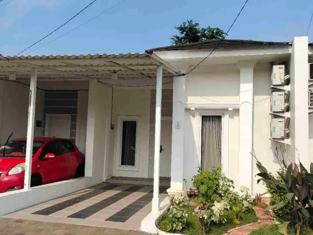 Dijual Rumah Siap Huni Depan Kolam Renang Dekat Tol Kalimalang Bekasi